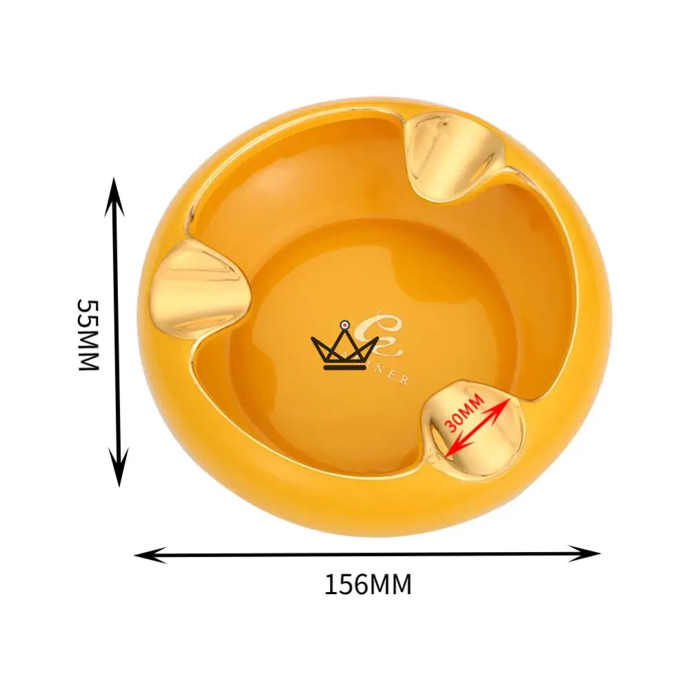 Cerámica de cigarro Ashtray - Elegancia Smoky — vista 3