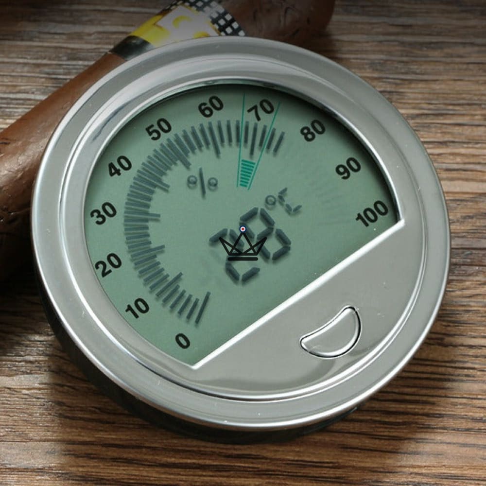 TESLA Electronic Cigar Hygrometer — Maximum Accuracy, Humidity & Temperature — view 4