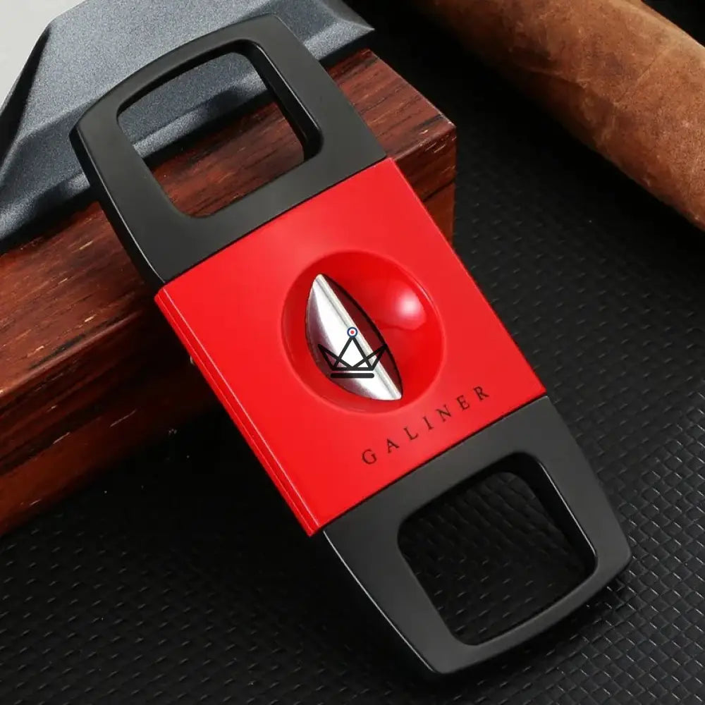 Luxurious Square Cigar Cutter — V-Cut, Metal Alloy, Max Diameter 23 mm, 3 Colors, Gift Box Included — view 7