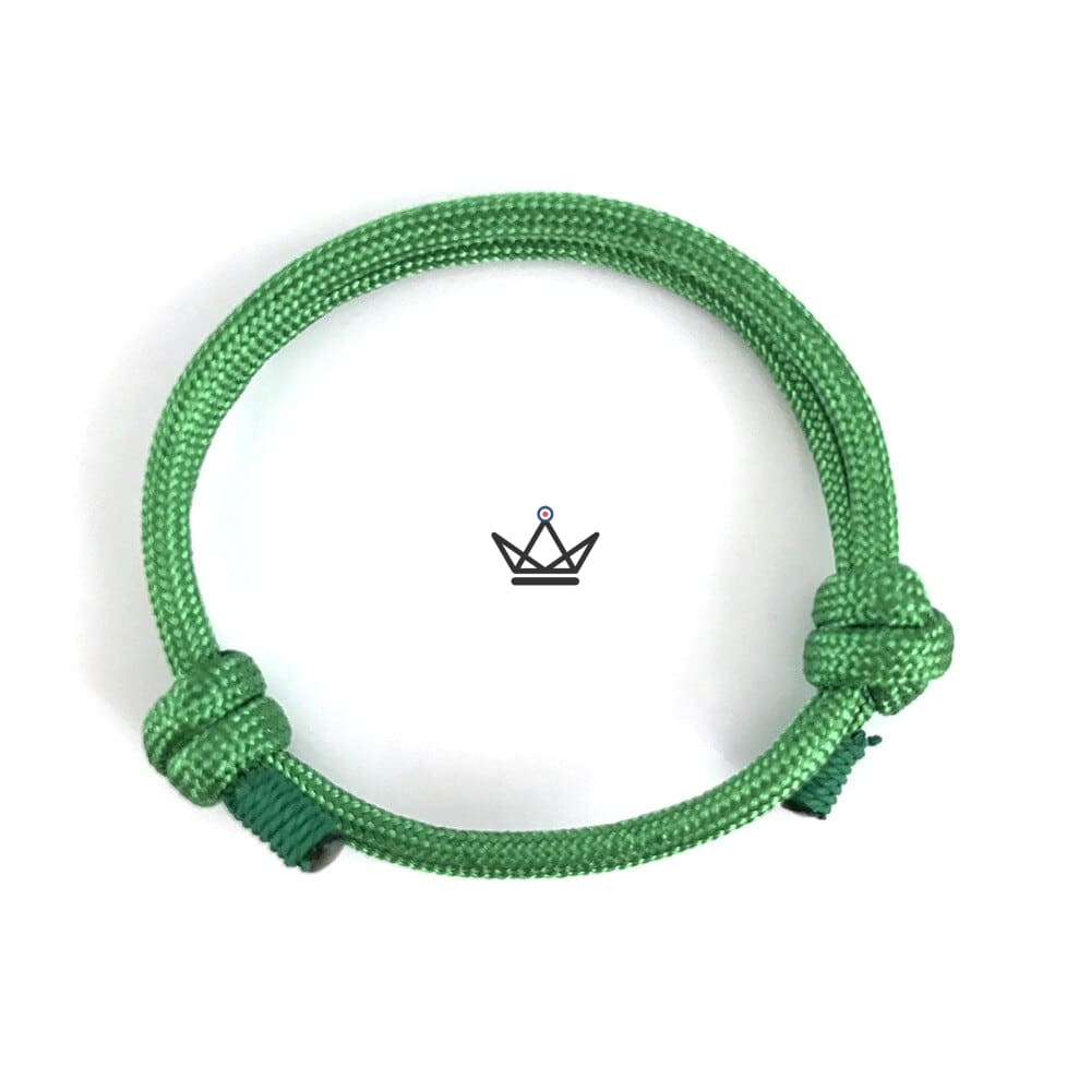 NODUS Bracelet - Adjustable Double Knot Braided Cord - 12 Colors — Green