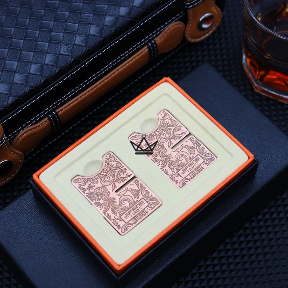 Heritage Edition Cigar Holder — High Quality Copper, Western Cross Design | Cigar — view 4