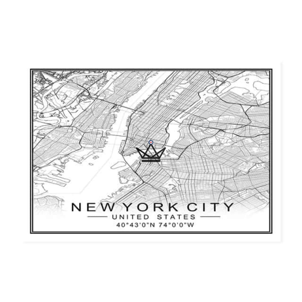 Mapa de la ciudad carteles — vista 16