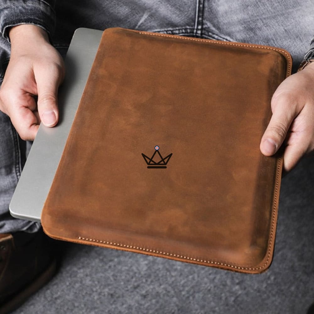 Anpassbare Laptoptasche aus Leder – Voyageur Sicuro