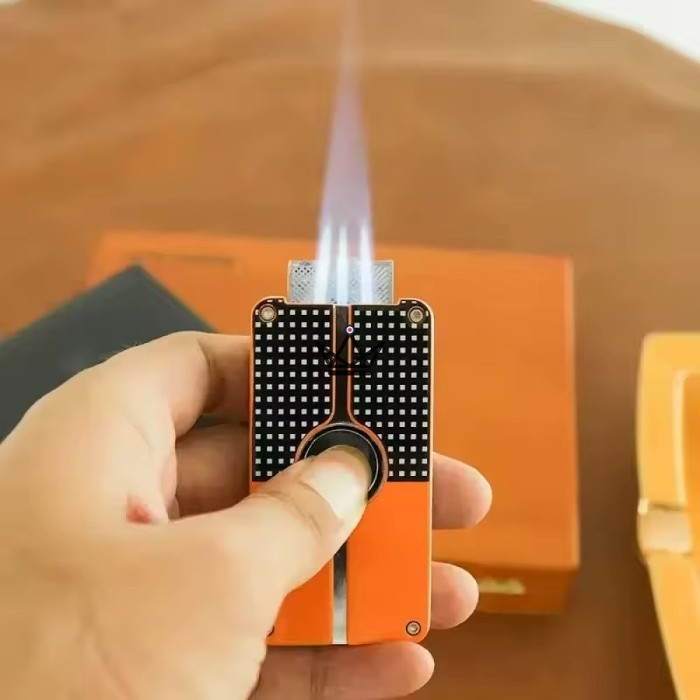 CARDS 3-Torch Jet Lighter — poker design, adjustable flame — view 2