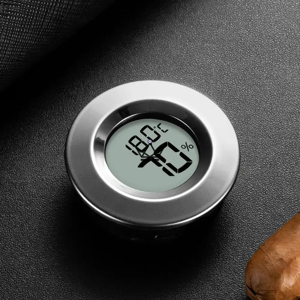 ELITEGUARD Elektronisches Zigarren-Hygrometer – LCD, Hygrometer & Thermometer | Zigarrenhumidor – Ansicht 7