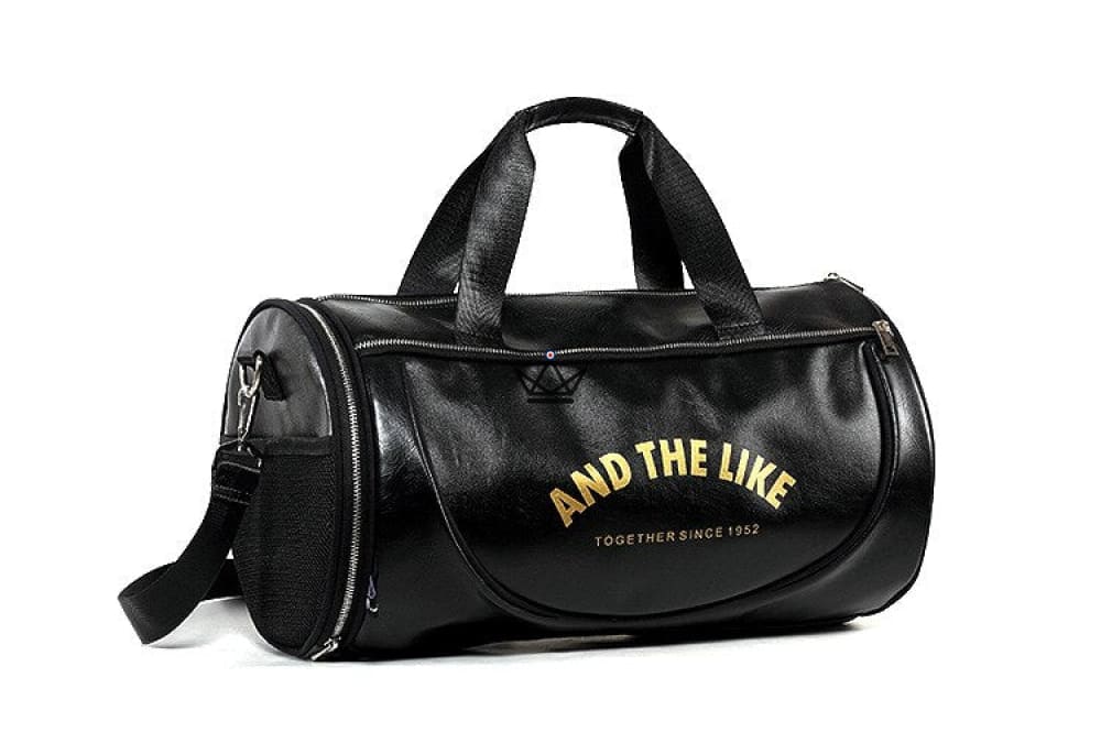 Bolso deportivo Vintage - RUMBLE CLÁSICO — Negro y Oro