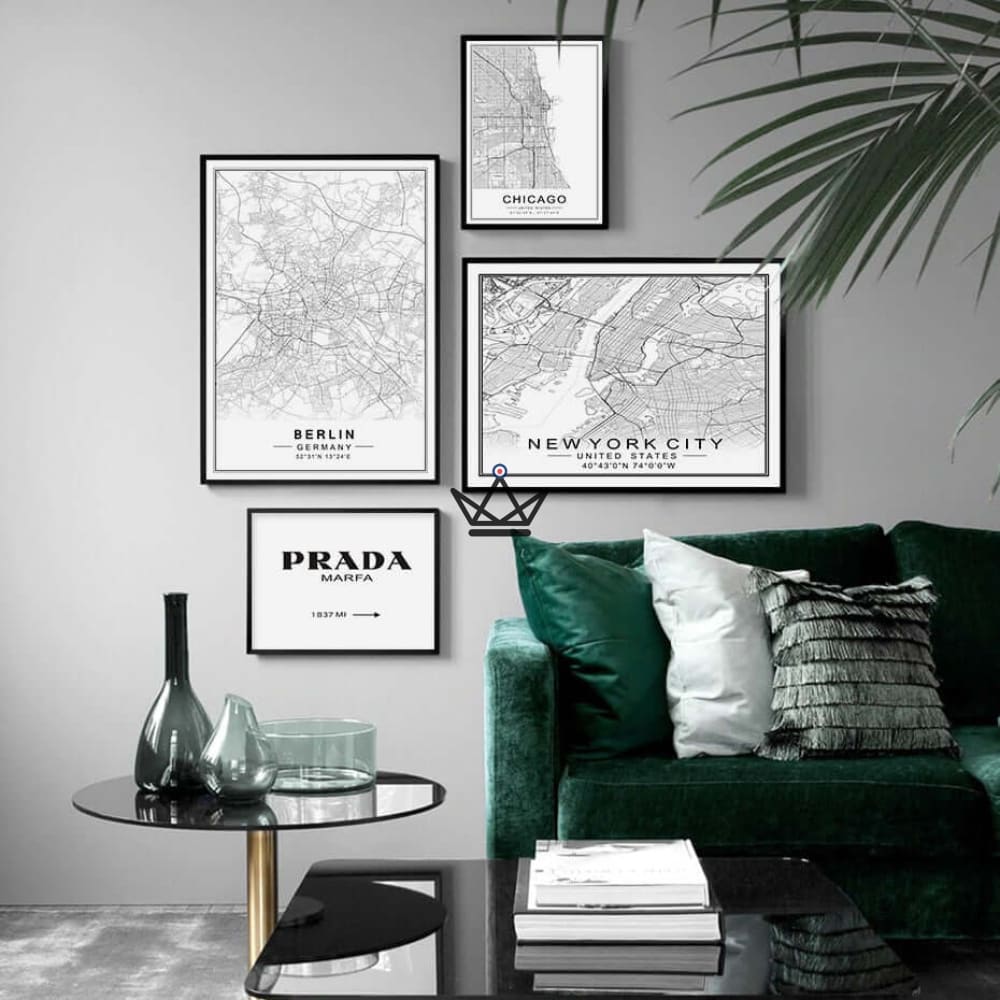 City map posters City map posters