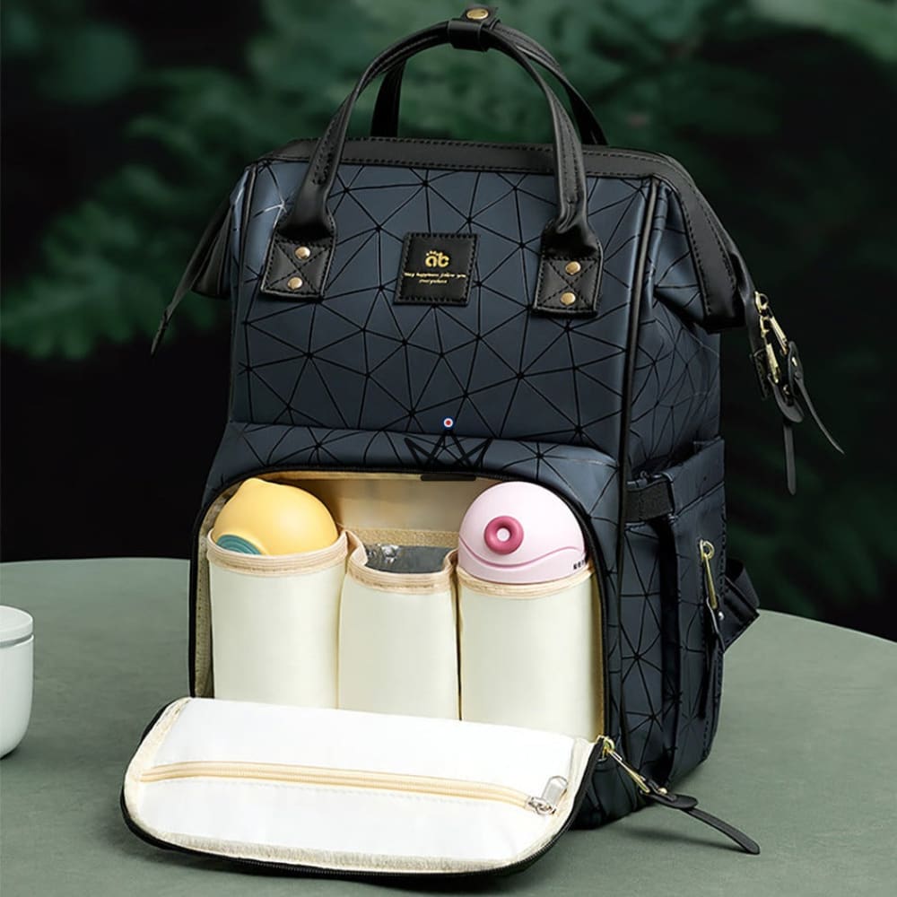 Umstandsrucksack / Wickeltasche - GEOMETRIX – Ansicht 2