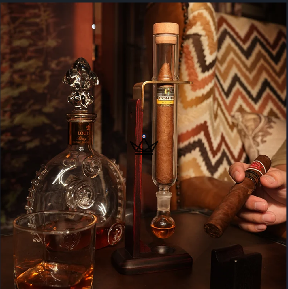 Infusor de cigarros INFUSIO PRESTIGE — Tubo de ensayo, depósito de base aromática | Diseño científico