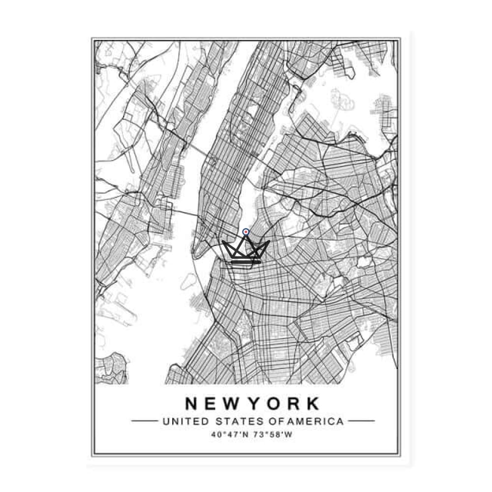 Mapa de la ciudad carteles — vista 7