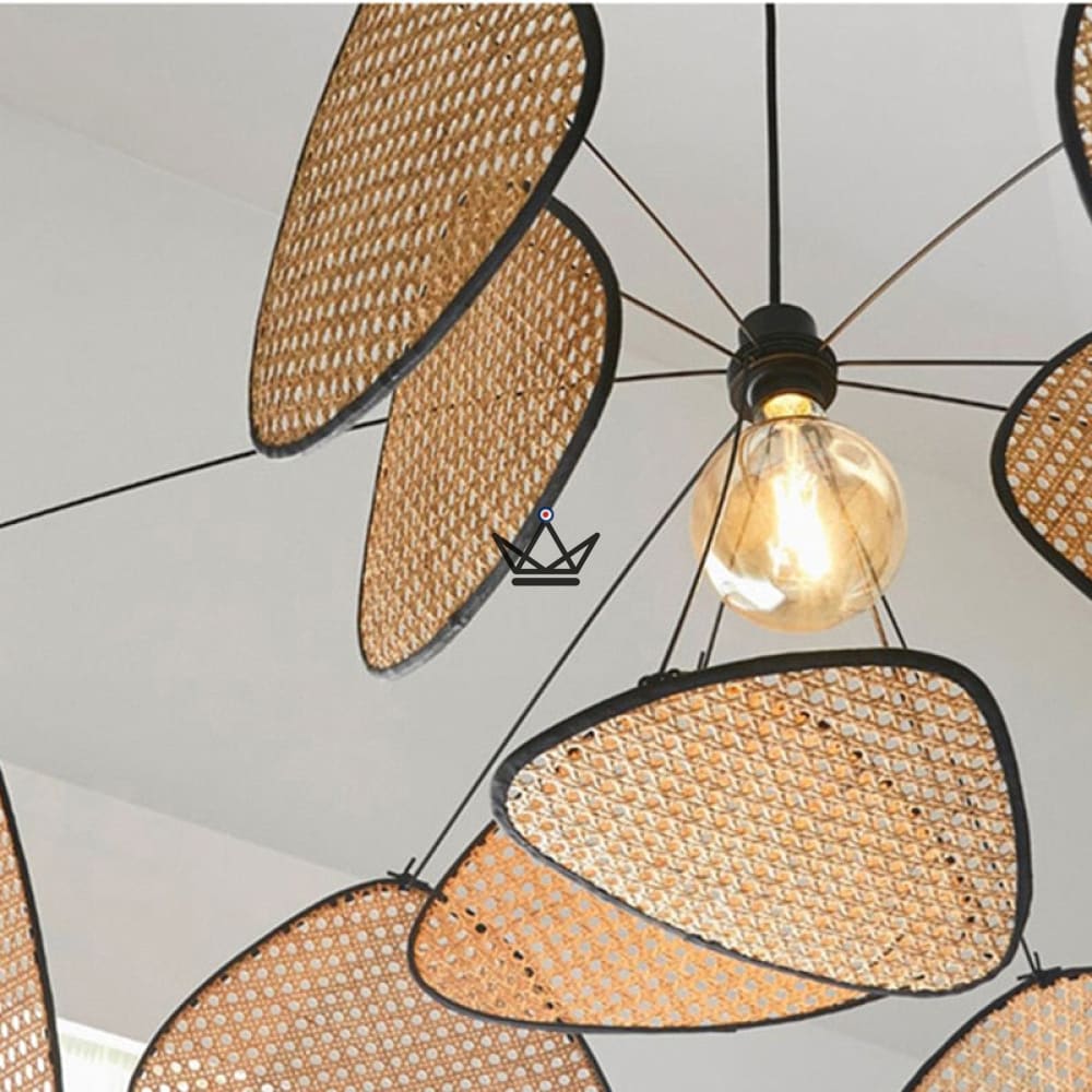 Suspensión Chandelier Iluminación - Screen Rattan — vista 7