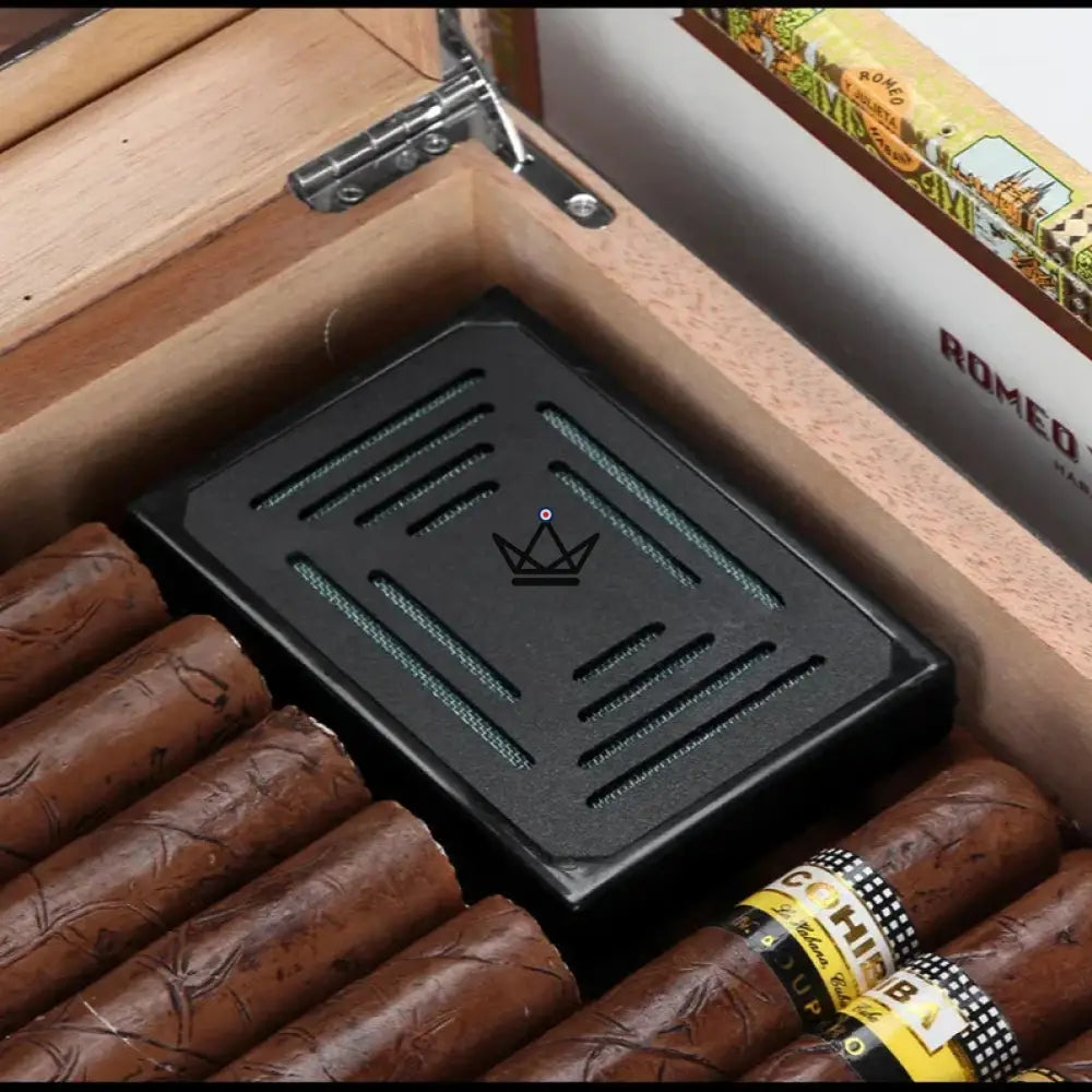 Cigar Humidifier SQUARE Z150 — 97 × 66 × 15 mm, Floral Foam | Cigar Humidor — view 1