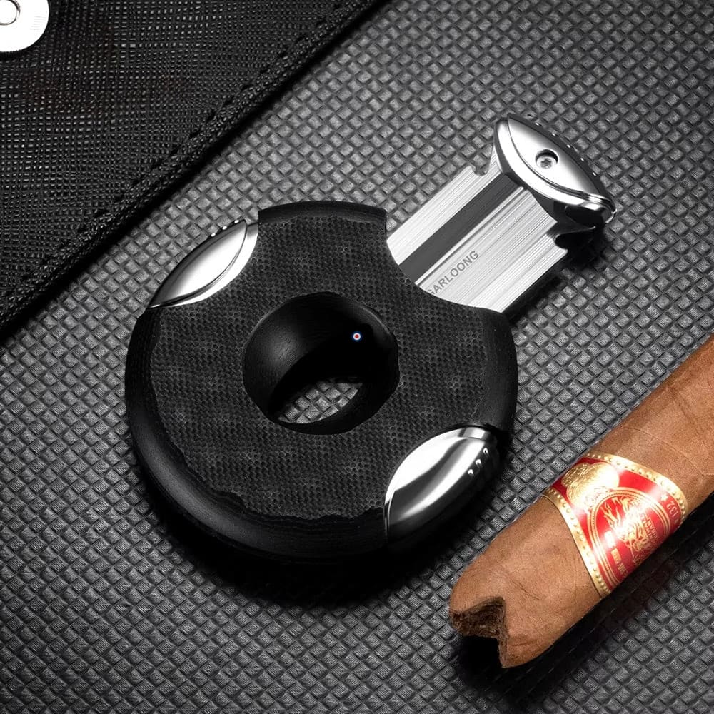 KUKLOS V-Cut Cigar Cutter — Premium Alloy, Precise Cut, 5 Colors | Includes Cigar Gift Box — view 4