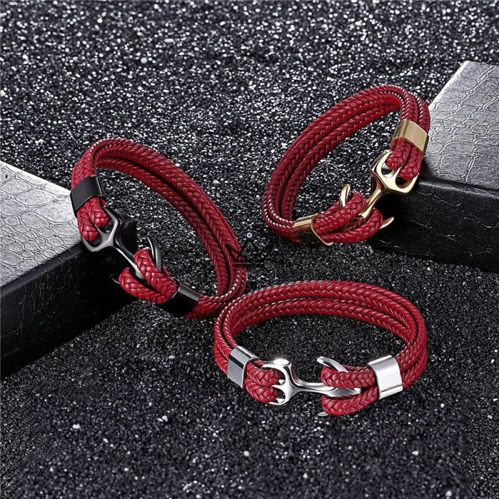 Neptune Twins Armband – Doppelseil Anker – 3 Ausführungen 3 Grössen – Ansicht 6