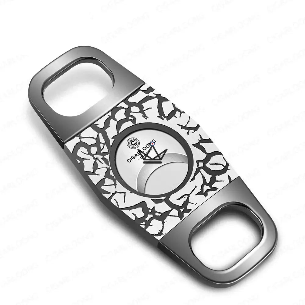 Fractalis Edition Cigar Cutter — Double Blade Guillotine Stainless Steel, Fractal Pattern, Ø 25 mm, 3 Variants, Rigid Gift Box Included — view 13