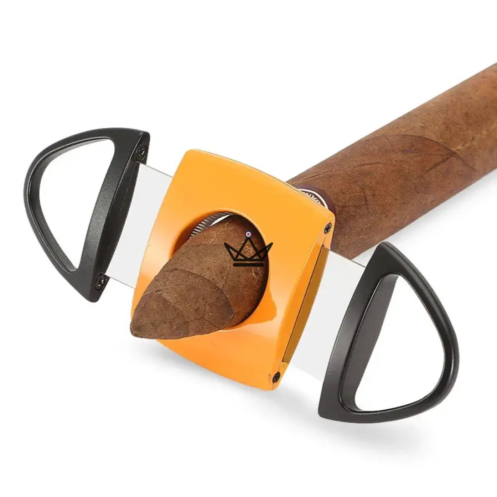 Feuerzeug & Zigarrenschneider Geschenkset INFERNO – Doppelflamme + Ausstecher + Zigarrenschneider | Gold oder Schwarz – Ansicht 13