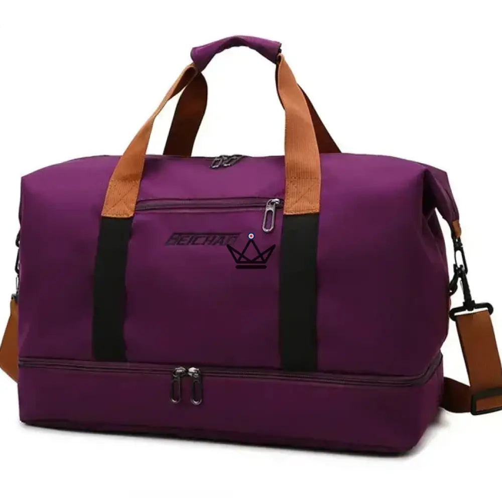 Large Capacity Travel or Sports Bag - Nomad One — Intense Plum