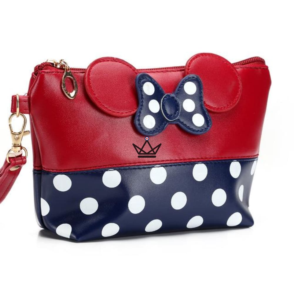 Bolsa de maquillaje de viaje - ORLANDO - Azul Rojo