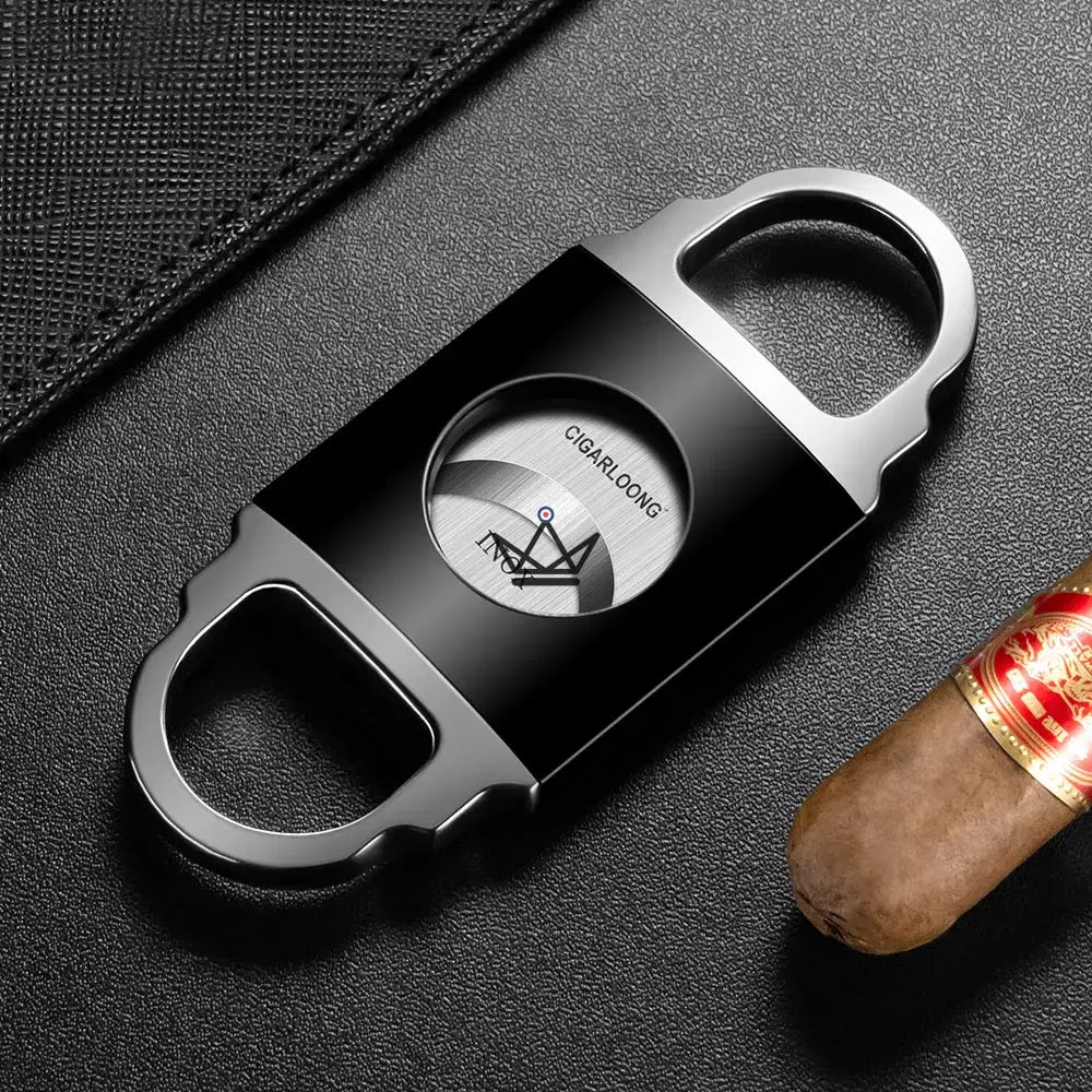 Zigarrenschneider Edition RADIANCE - Edelstahllegierung, 9,5 x 4 cm | 6 Ausführungen, Geschenkbox – Ansicht 4