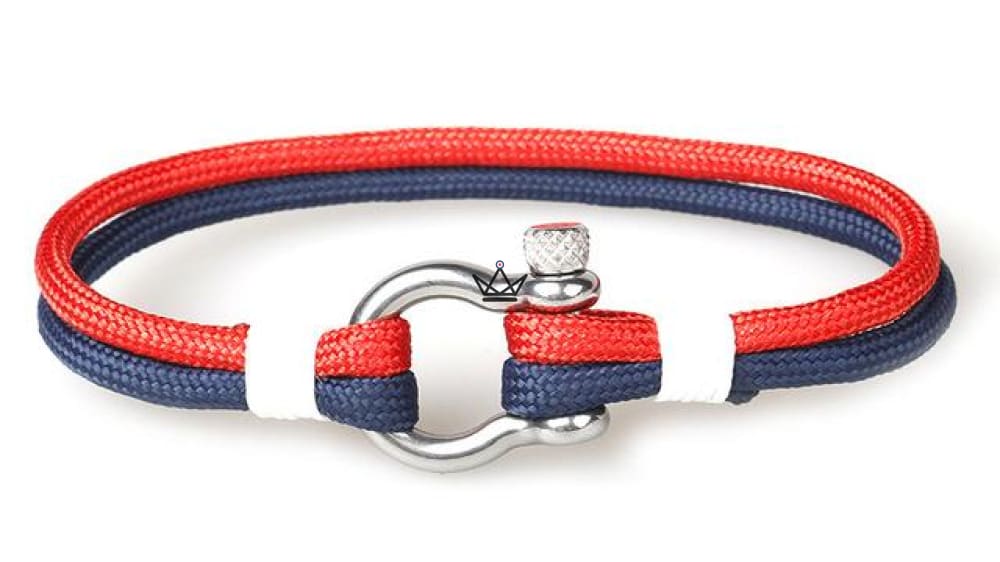 Armband HADOCK – Ankerkette versilbert & Seil – 11 Farben – Ansicht 10