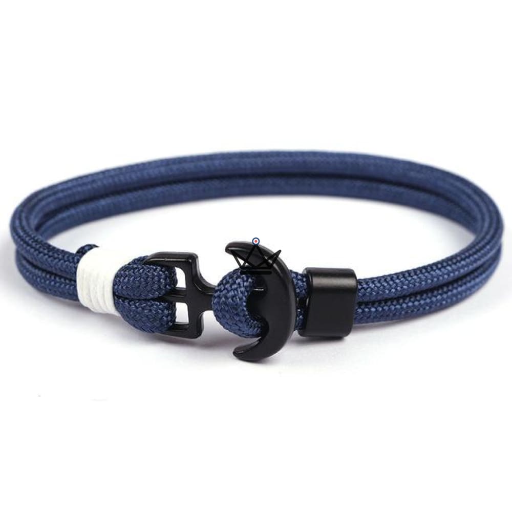 HADOCK Bracelet - Silver Plated Marine Shackle & Rope - 11 Colors — view 8