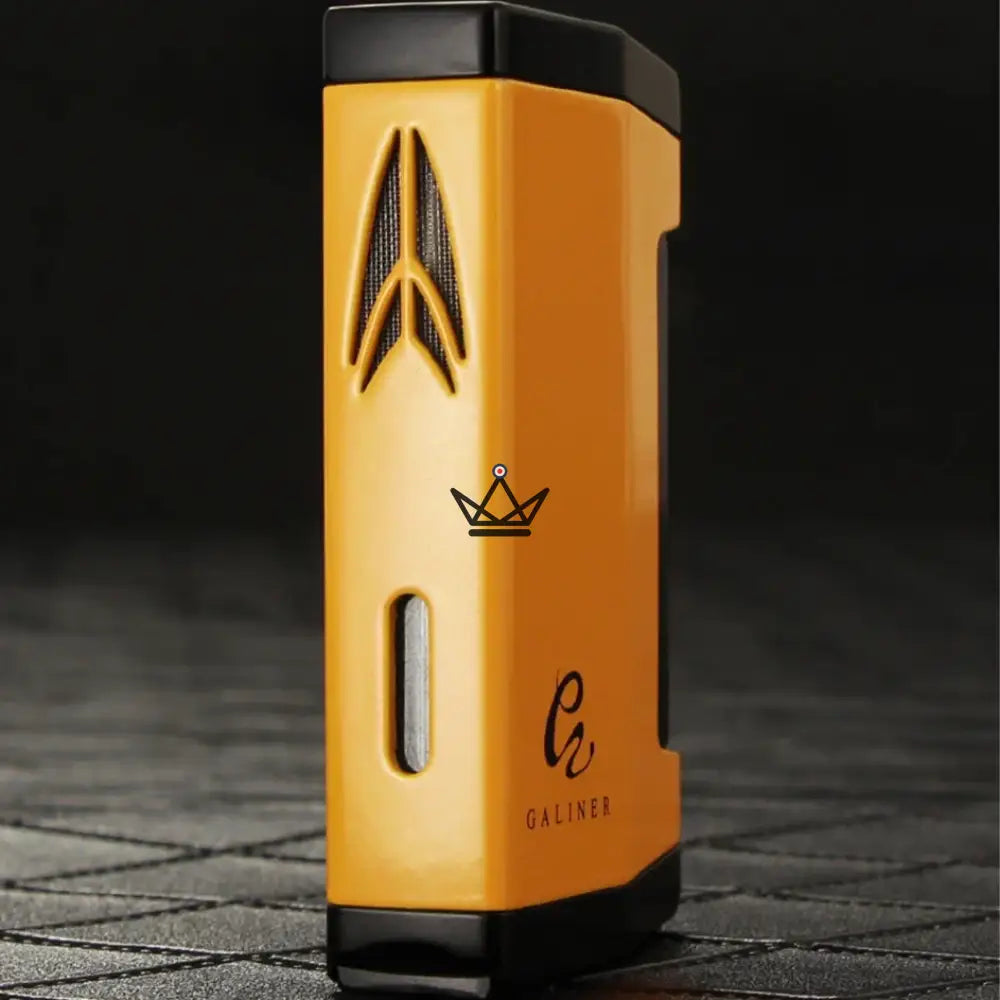 GOLDYR Lighter & Cigar Cutter Set — Blue Flame Torch + 64mm Cigar Cutter | Yellow or Black — view 5