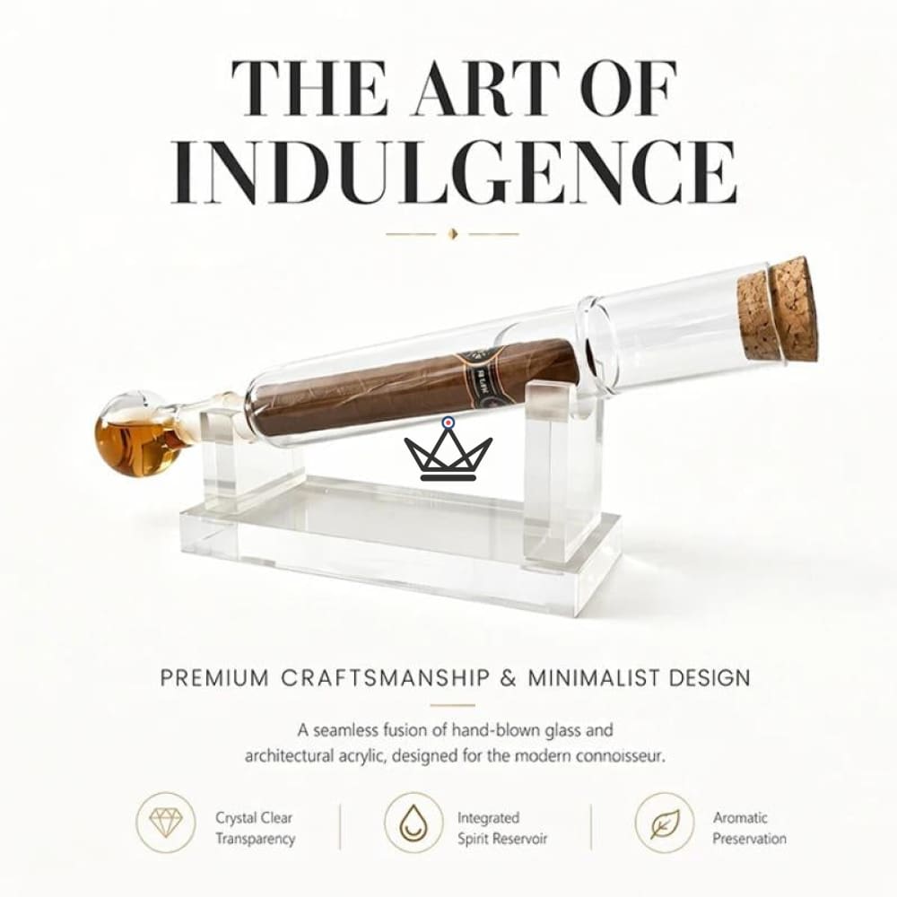 Infuseur à Cigare Tube Verre Soufflé Spiritueux - INFUSIO RITUAL – Ansicht 5