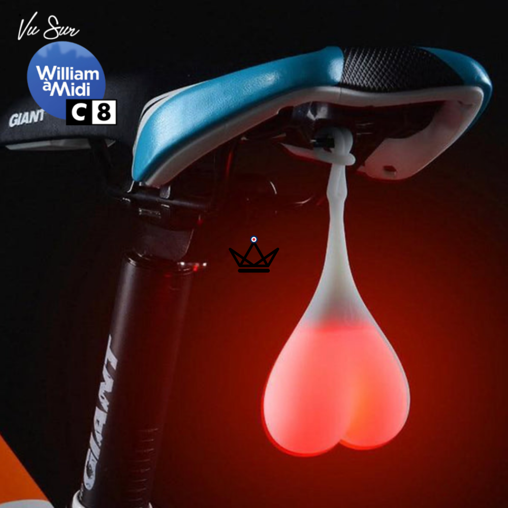 Bikes Balls - Luz LED de silicona para bicicleta | 3 modos, resistente al agua, visto en C8 Bikes Balls - Luz LED de silicona para bicicleta | 3 modos, resistente al agua, visto en C8