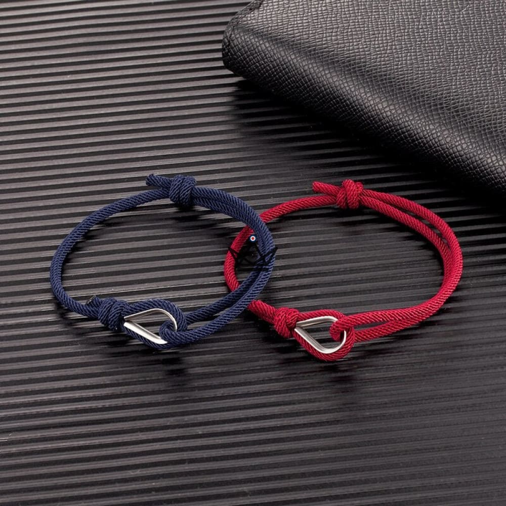 Harlow Bracelet - Silver Drop & Adjustable Cord - 11 Colors — view 2