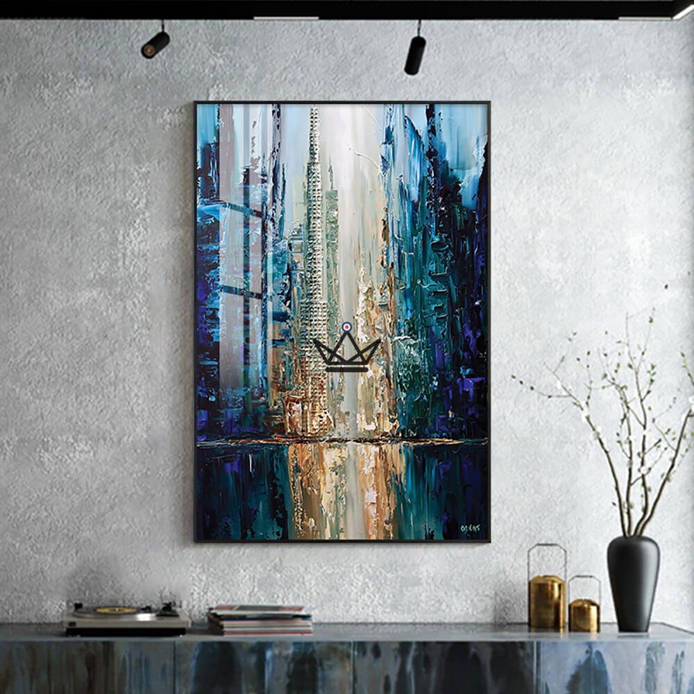 XXL pintura al óleo sobre lienzo - Diseño moderno XXL pintura al óleo sobre lienzo - Diseño moderno