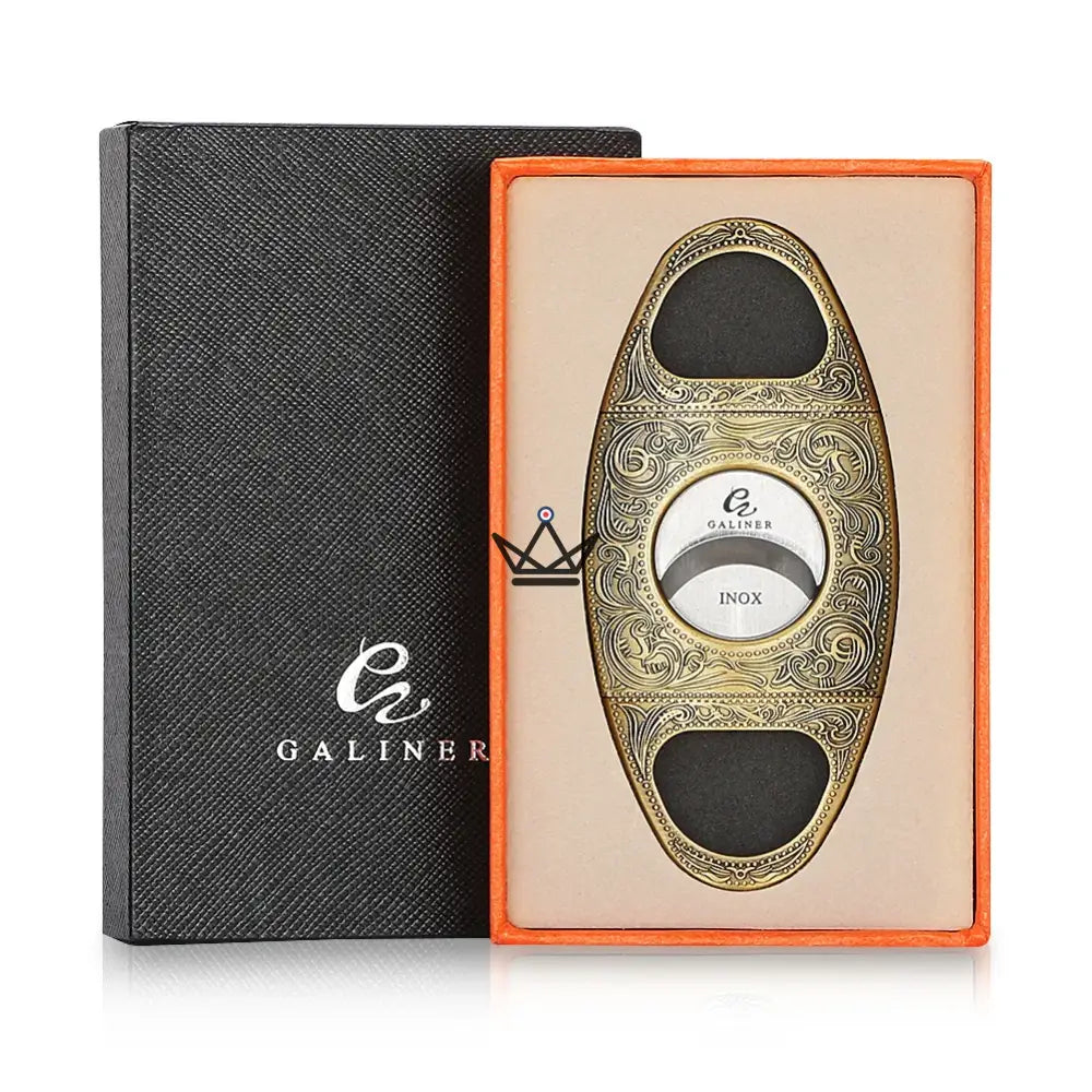 Héritage Edition Cigar Cutter — Vintage Gold or Original Gray, 9.4 x 4.4 cm — view 10