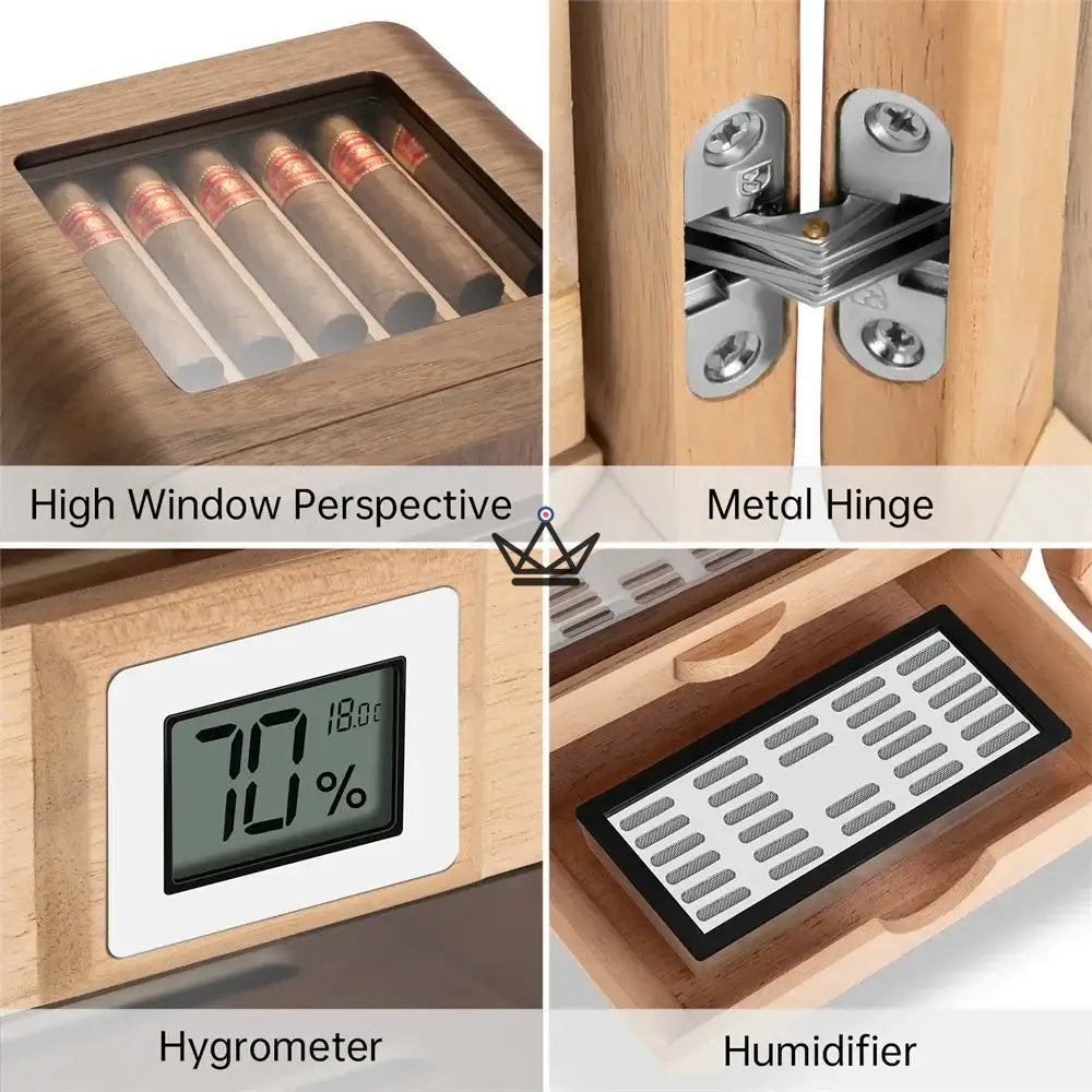 EAMES Edition Humidor — 110 Cigars, Cedar, Hygrometer | Classic & Visionary — view 15