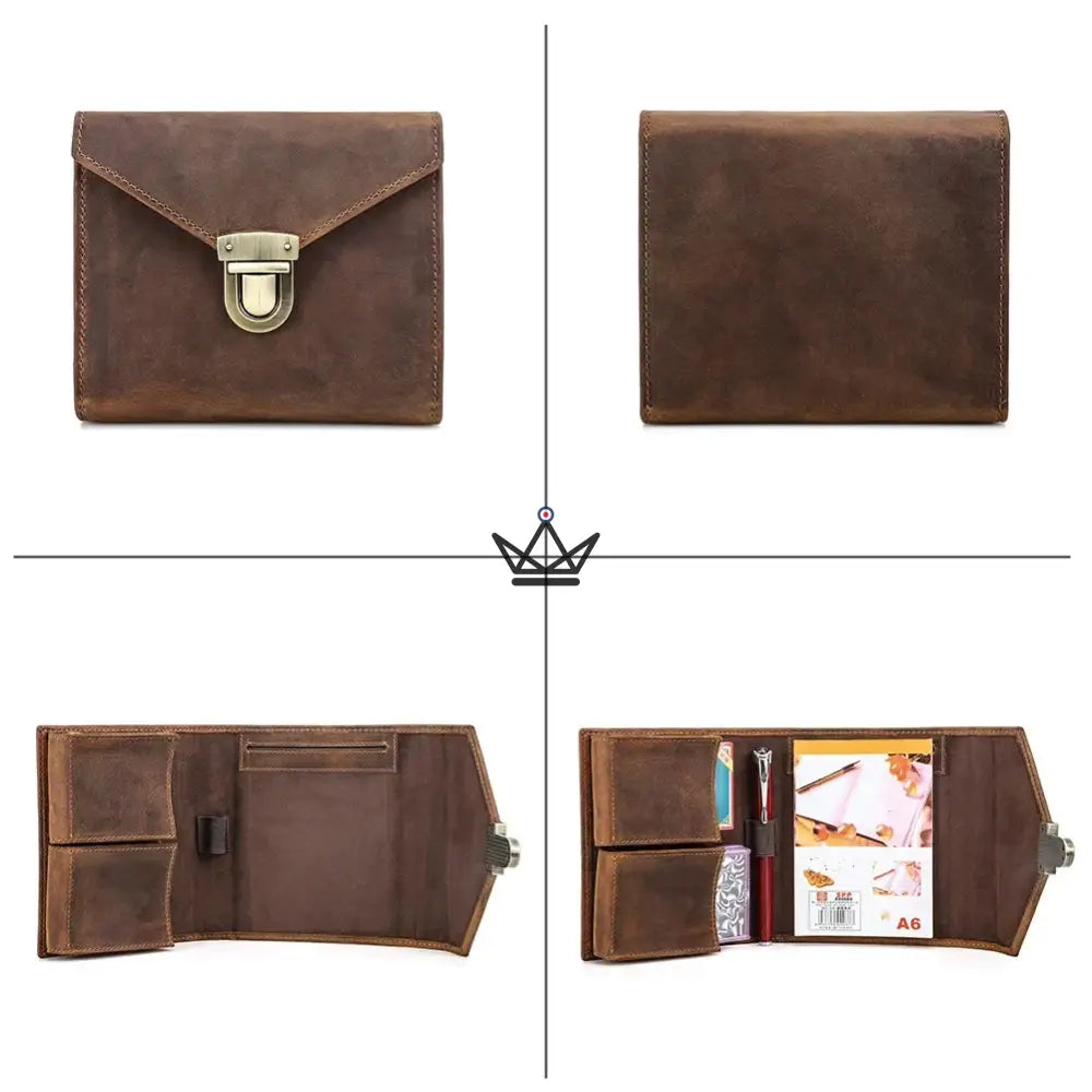Customizable genuine leather playing card case — VOYAGEUR Cards — view 6