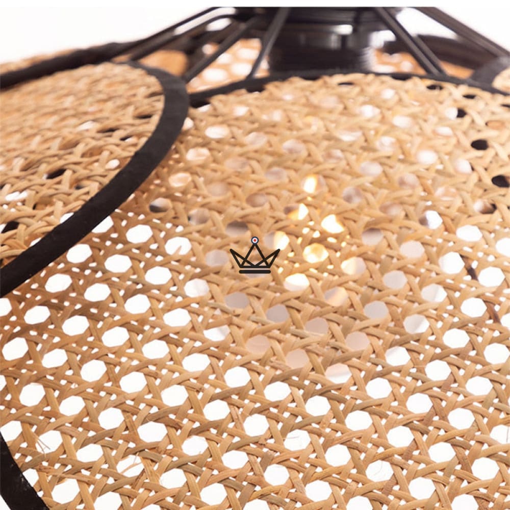 Chandelier suspension Lighting - Screen Rattan — view 11