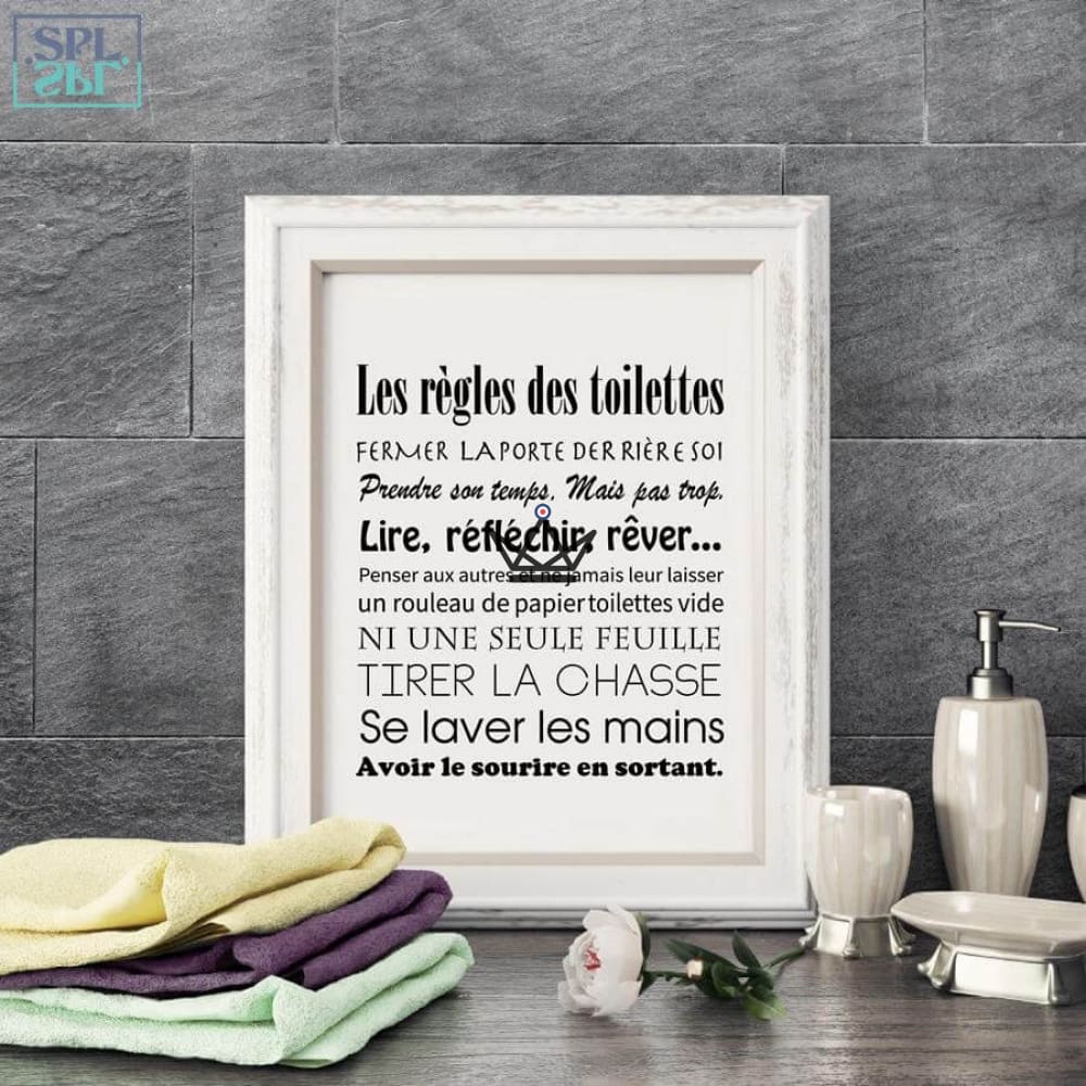 Poster "Art of Life": Die Toiletten – Ansicht 3