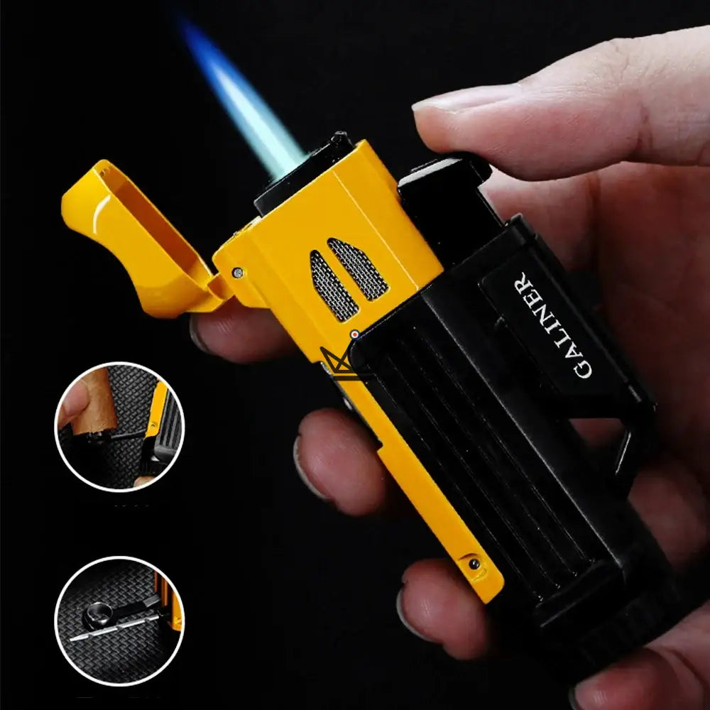 Pack Cigare ALISTAIR — Briquet Torche + Cendrier + Coupe-Cigare | Vert · Noir · Jaune — image 3
