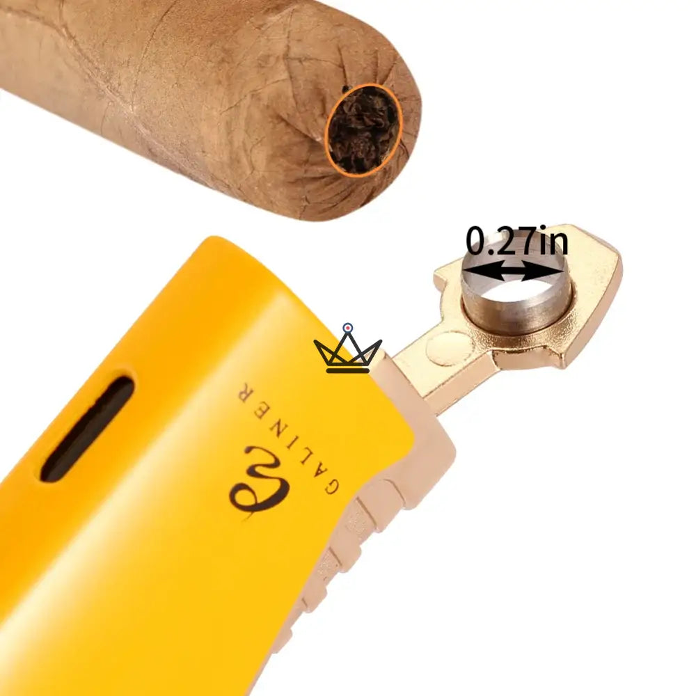 WAGNER Cigar Lighter — 3 Adjustable Jet Flames, 4 Colors | Elegant Cigar Gift Box — view 3