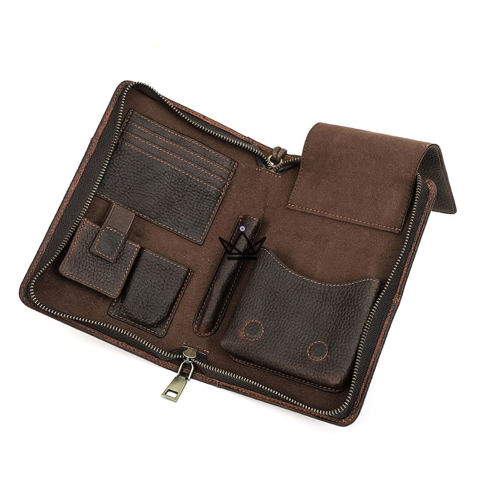 Customizable Leather Cigar Case - Voyageur Tempo — view 10