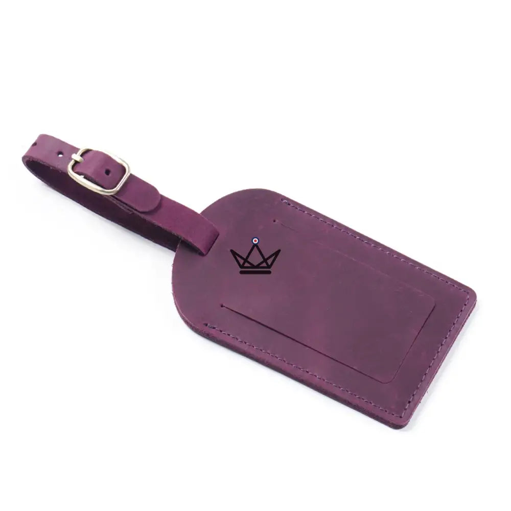 Customizable Leather Luggage Tag – Voyageur Tag — view 18