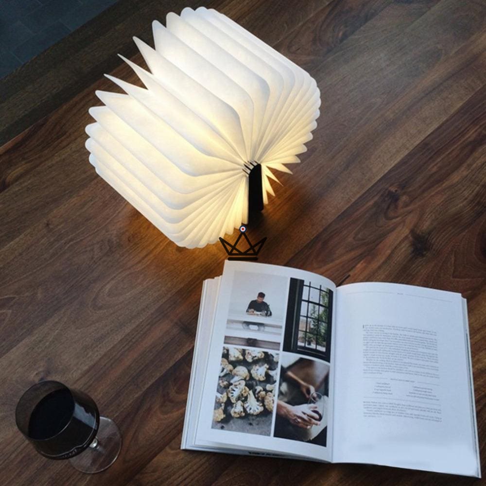 Libro de lámparas de madera - Librium — Walnut / S
