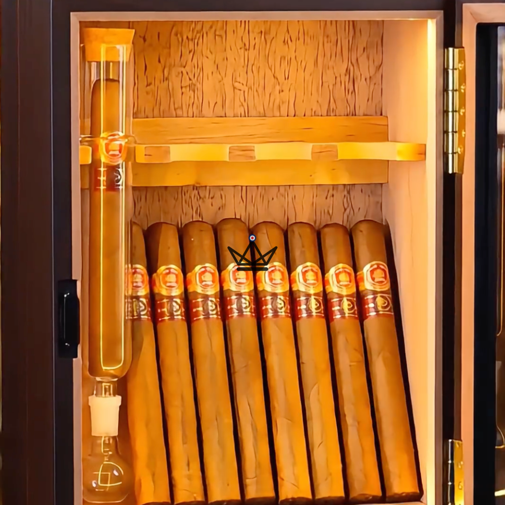 INFUSIO SANCTUAIRE - 4-Tube Cedar LED Display Cigar Infuser & Humidor — view 3