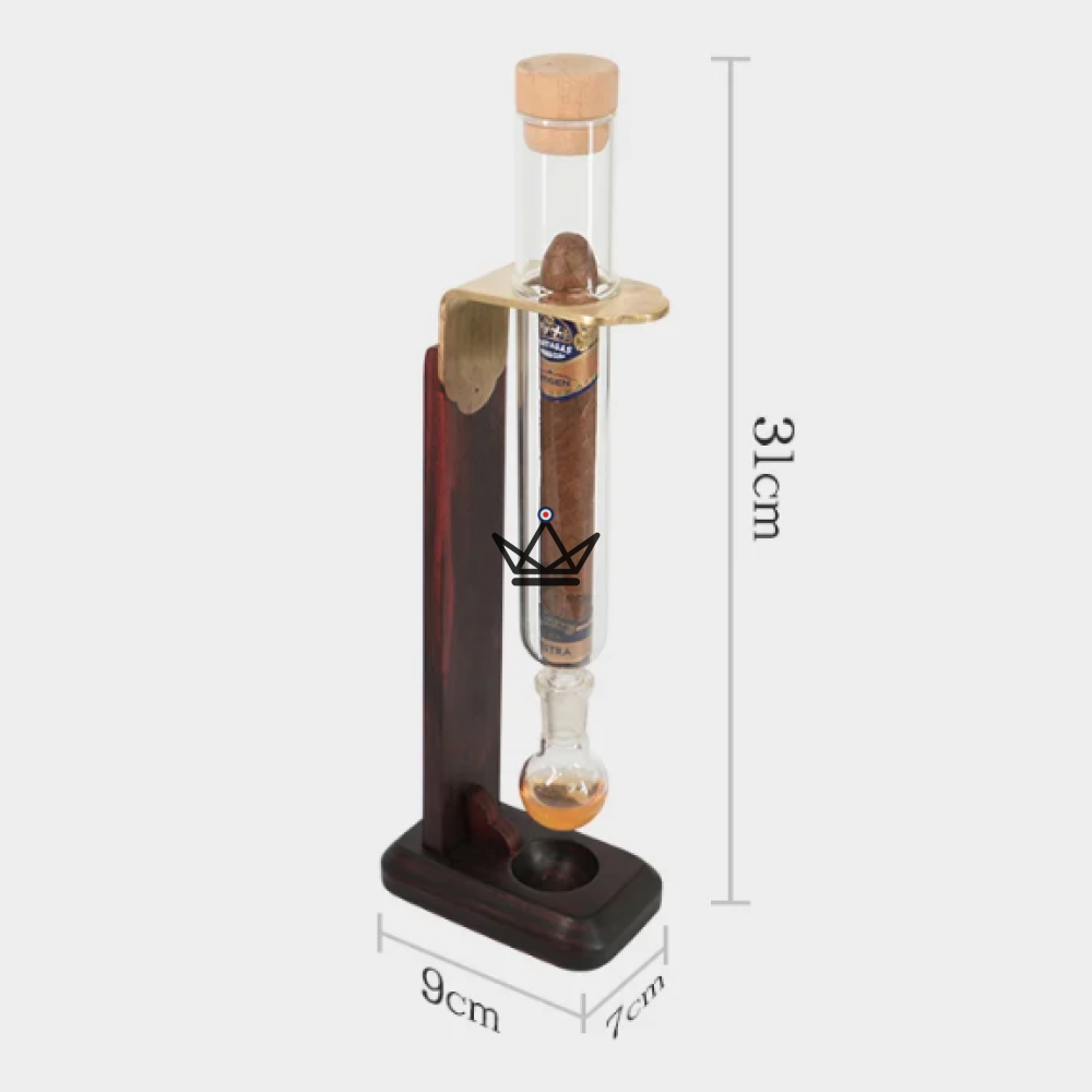 Zigarren-Infuser INFUSIO PRESTIGE – Reagenzglas, Aroma-Basisbehälter | Wissenschaftliches Design – Ansicht 4