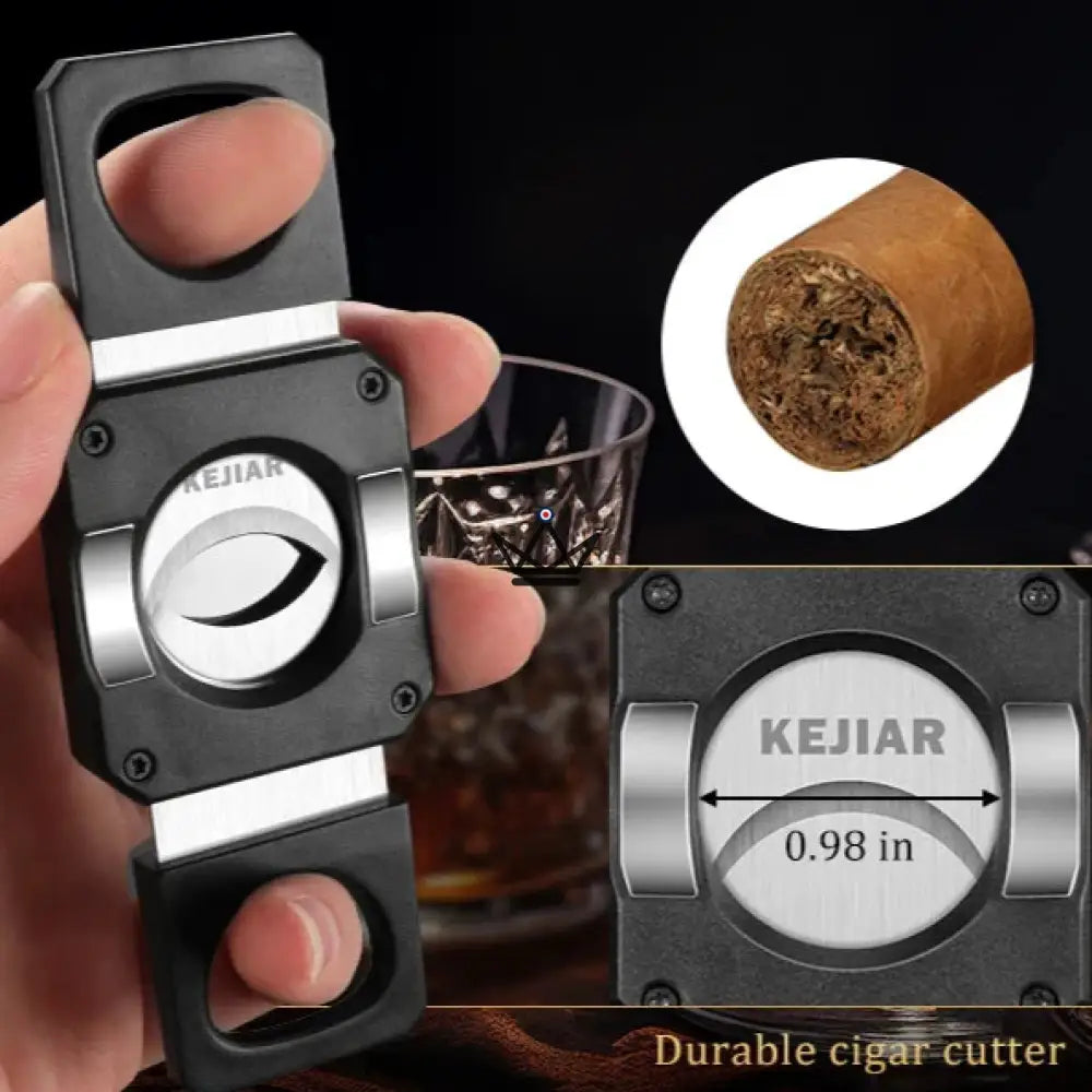 New Origin Zigarren-Reiseetui — Tragbarer Mini-Humidor, Hygrometer & 5 integrierte Accessoires – Ansicht 16