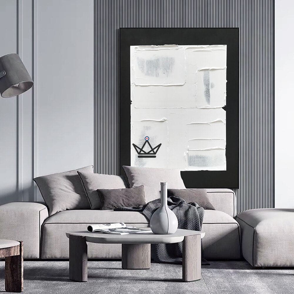 XXL-Ölgemälde auf Leinwand - Monochrome Balance – Ansicht 5