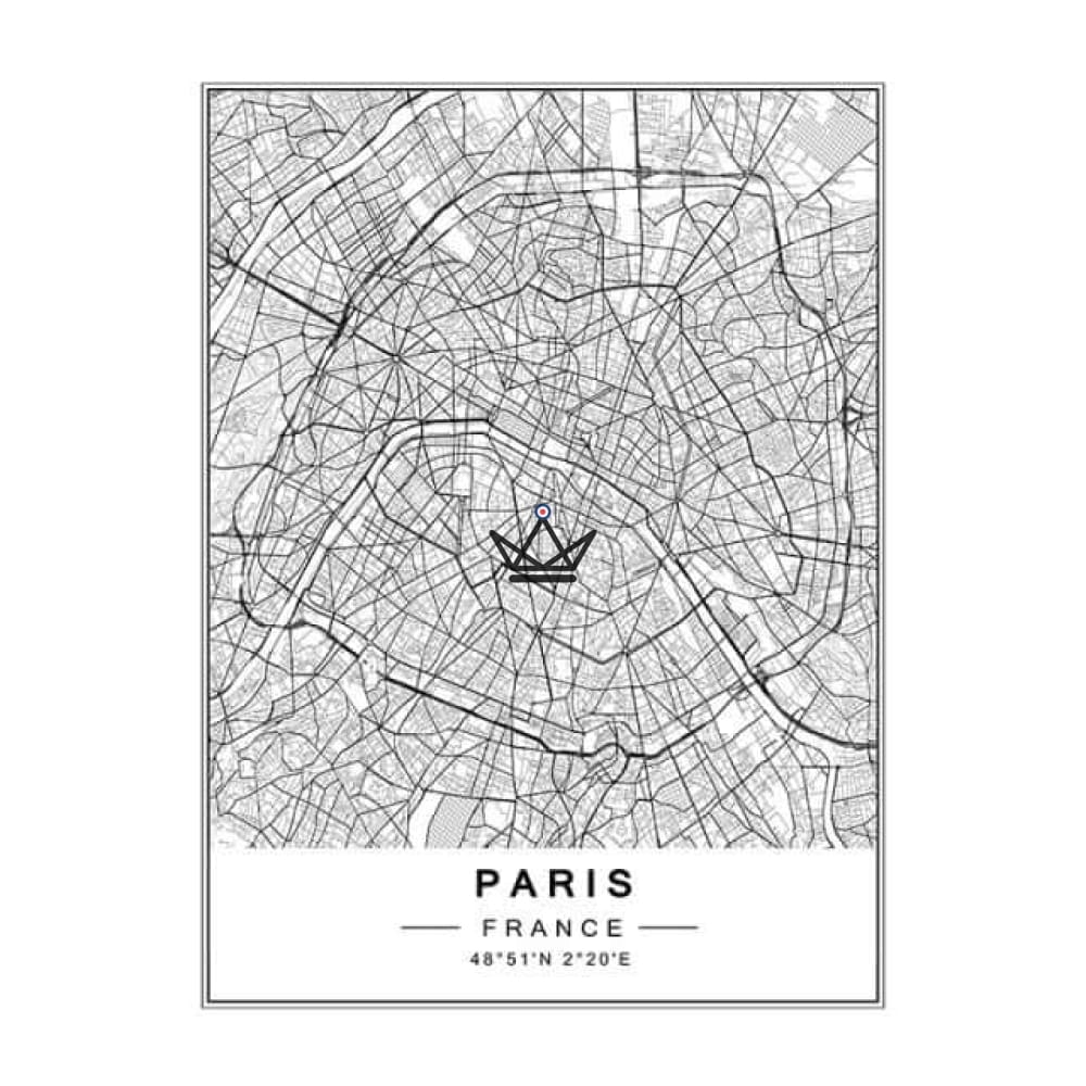 Mapa de la ciudad carteles — vista 27