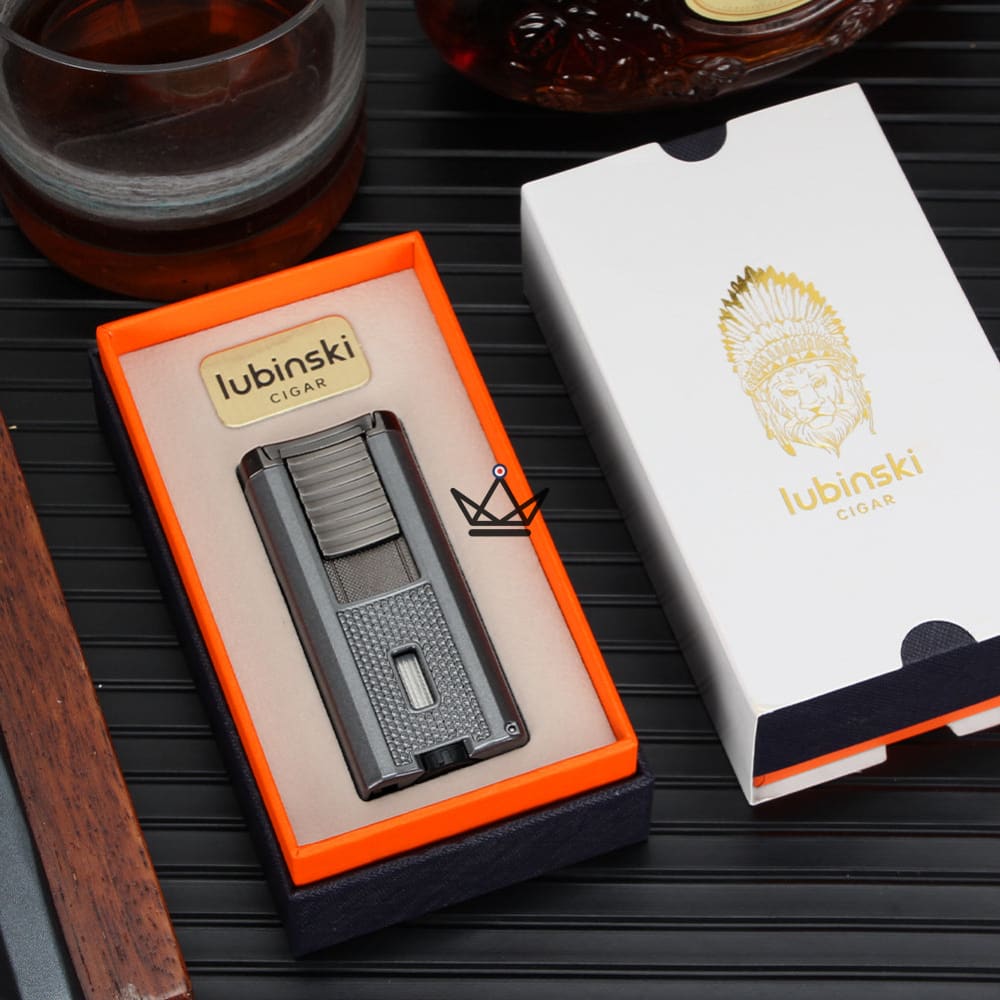 PRAETOR EXPERT Torch Lighter — 8 mm Punch, 4 Colors | Cigar Gift — view 2