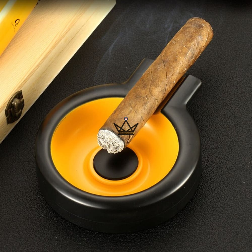 RITUS FUMI Cigar Lover's Gift Set — Torch Lighter + Ashtray + Stainless Steel Cigar Cutter — view 5
