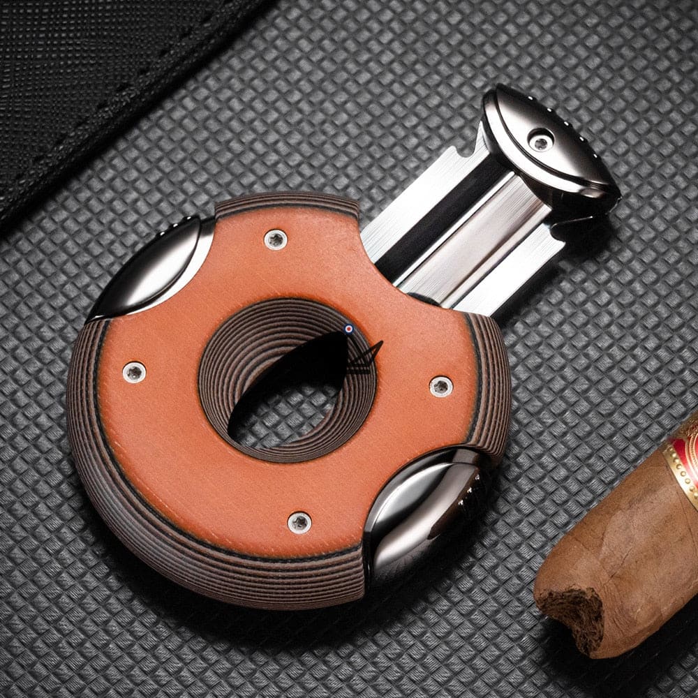 KUKLOS V-Cutter – Premium-Legierung, Präziser Schnitt, 5 Farben | Inklusive Zigarren-Geschenkbox – Ansicht 10