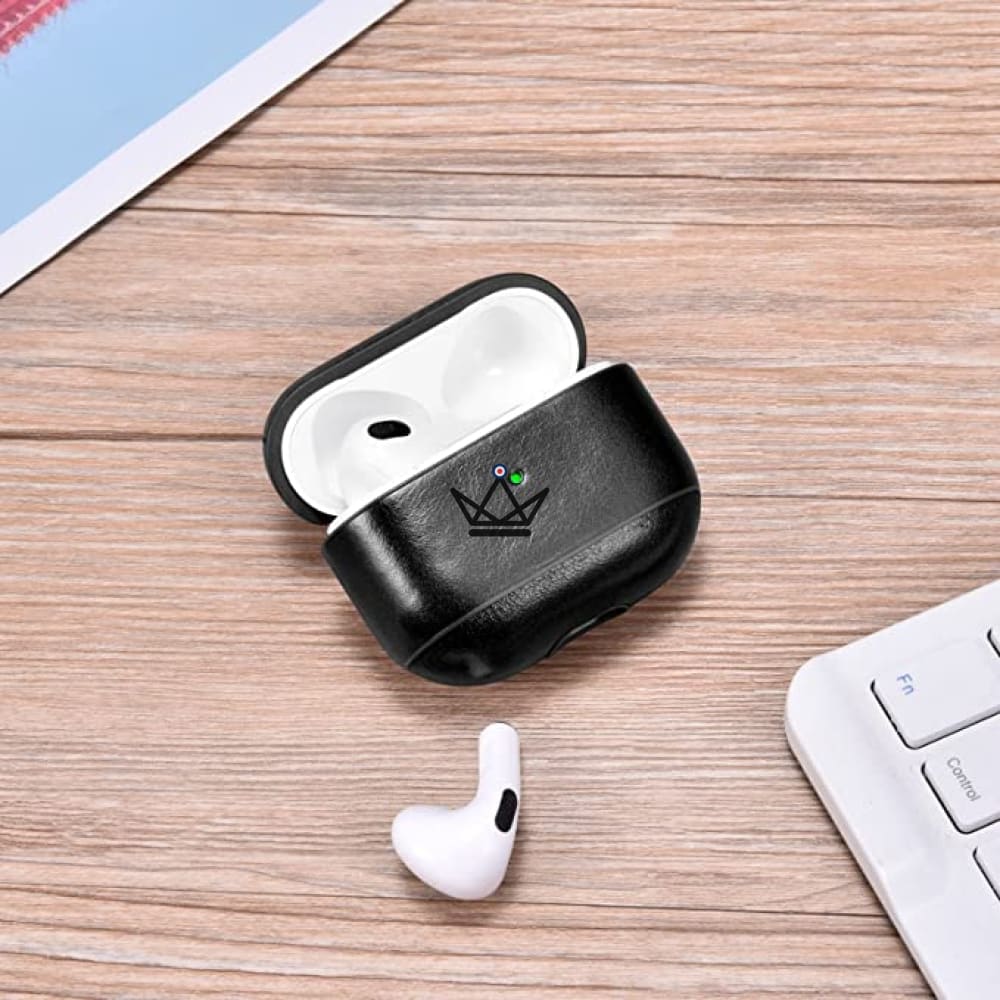Leather Case for AirPods 3 - The CasePods Third — Black