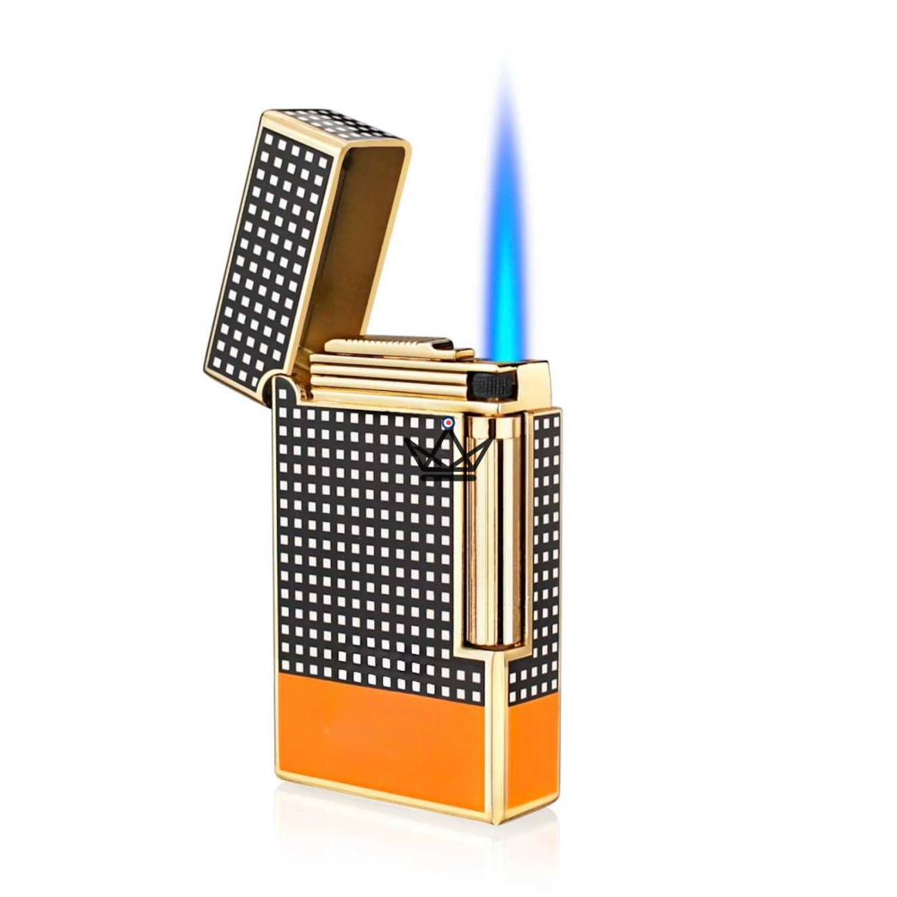 GAMBIT Torch Lighter — Flint Ignition, Refillable Torch | Black & Yellow — view 8